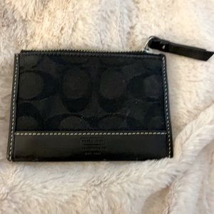Black Coach card wallet